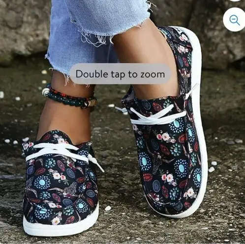 Women's Canvas Shoes Leisure Outdoor Comfortable Lightweight western cowgirl Size undefined