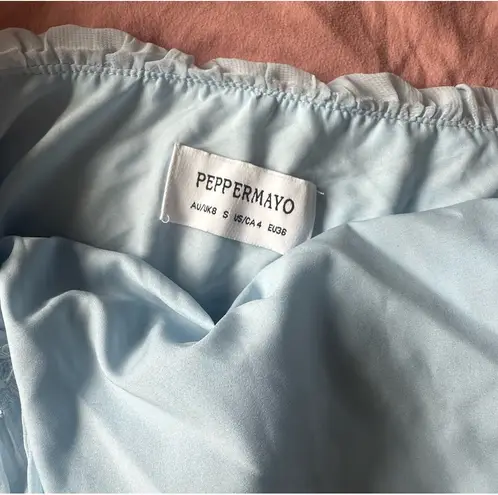 Peppermayo ruffle maxi dress