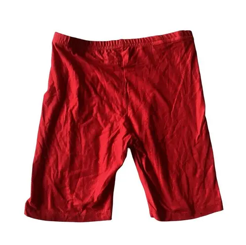 Sexy Basics Bike Shorts Red Size M