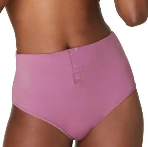 ANDIE The Snap Bottom Eco Nylon Cactus Flower Swimwear Bathing Suit Size S New