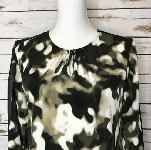 Simply Vera 💋 Wang Blurred Camouflage Shift Dress M