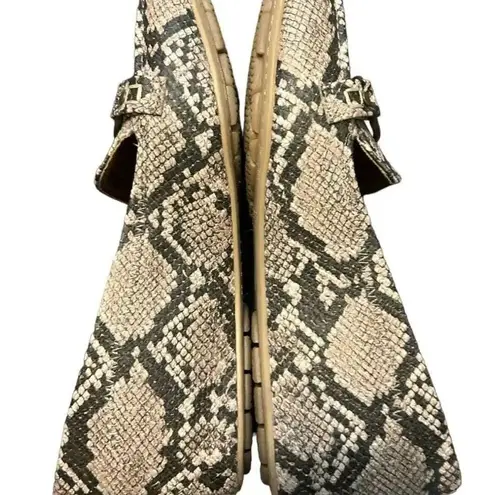 Baretraps  Kellye Slip On Wedge faux snakeskin print shoe size 7.5