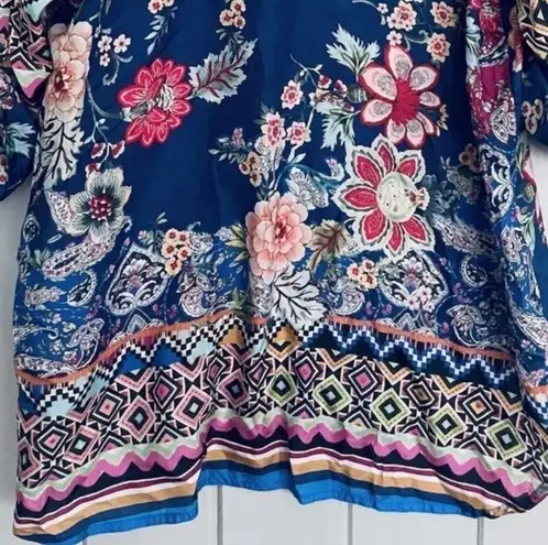 Johnny Was silk Hebea Delia Tunic NWT