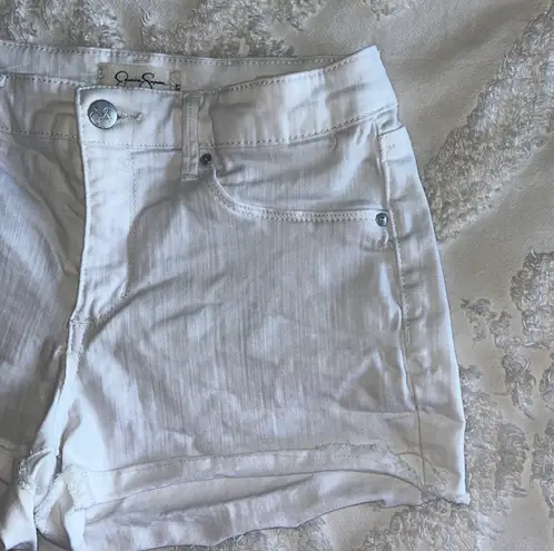 Jessica Simpson White Denim Shorts