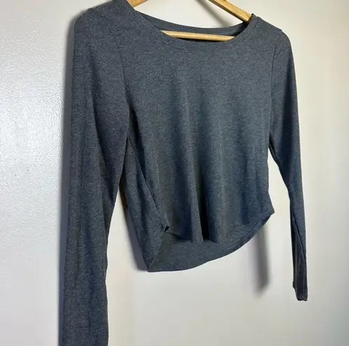 Streetwear Society CLEARANCE! Gray Boutique Ribbed Top Size S NWT