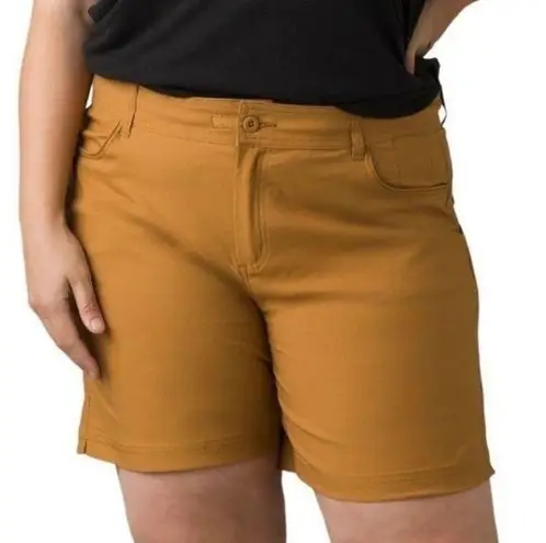 prAna  Shorts Women’s 20W Halle II Earthbound Brown Standard Fit 7” Inseam NWT