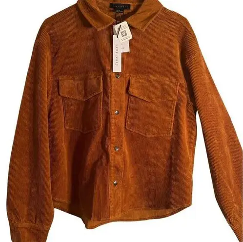 Sanctuary  Shirt Womens Small Corduroy Snap Front Relaxed Shacket NWT