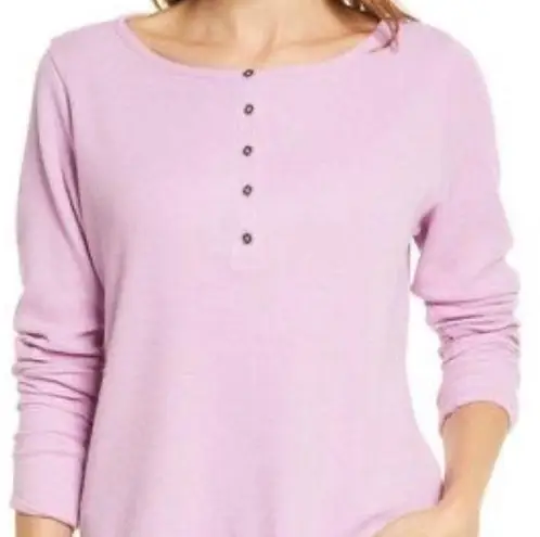 Caslon  Thermal Knit Long Sleeve Waffle Tee