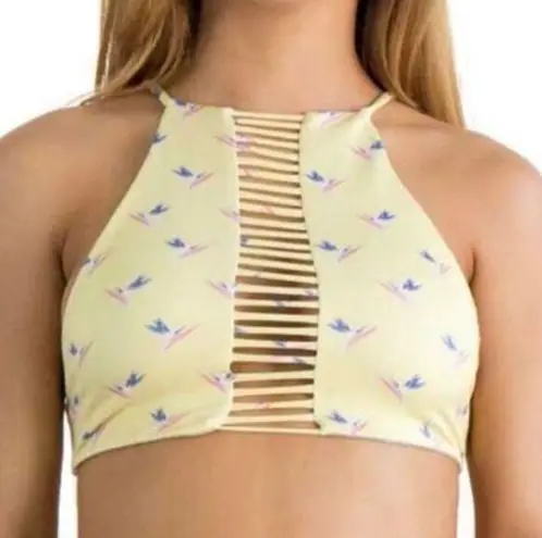 Nirvanic Swim Bikini Baris Top in Bird of Paradise (L) Size L
