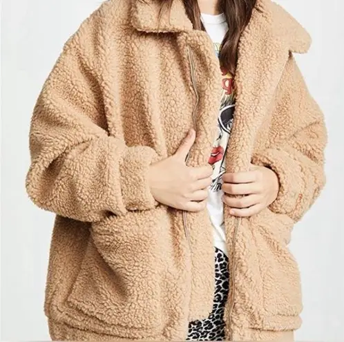 I am gia  Pixie Teddy Coat Medium