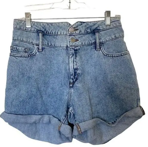 Banana Republic  Four Inch High Rise Denim Shorts Light Wash Size 8