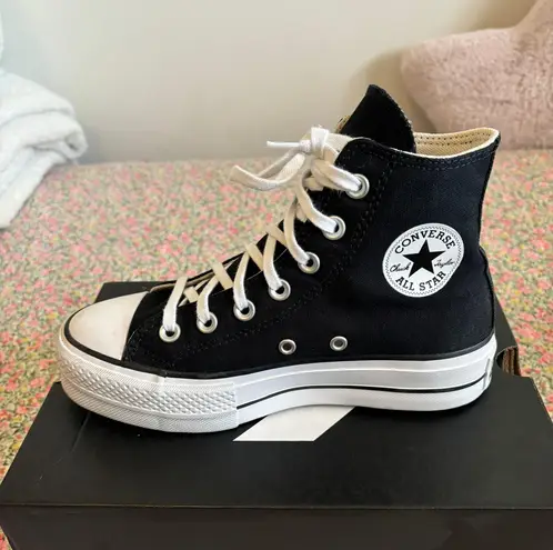 Converse Black Platform