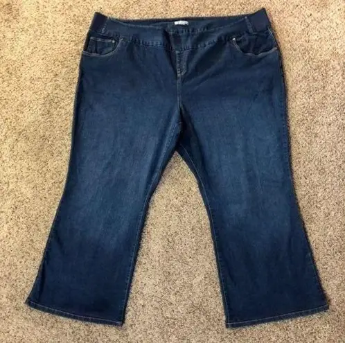 Woman Within  Pull-On Jeans Womens 38W Used