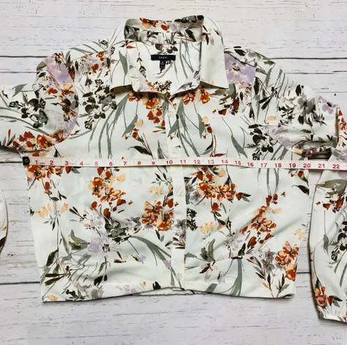 Drew Floral Print Cropped Blouse