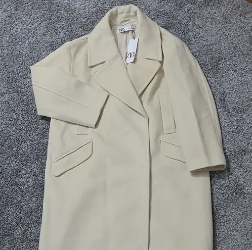 ZARA Cream Trench Coat