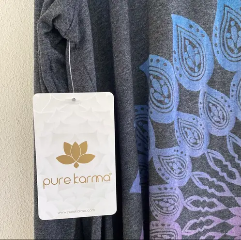 Pure Karma - Women’s Grey Open Front Cardigan