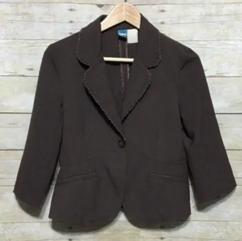 Star City Vintage 3/4 sleeve cropped peplum jacket blazer