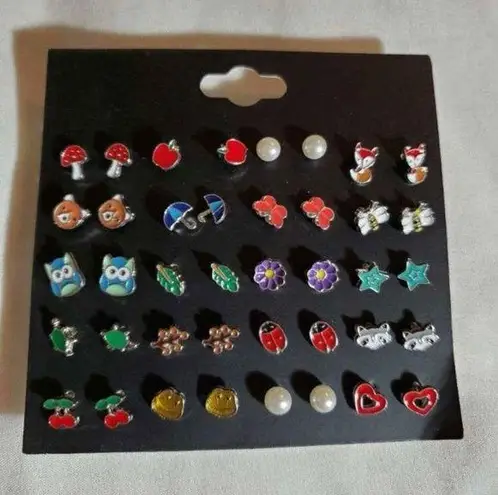 20 pairs variety pack earrings