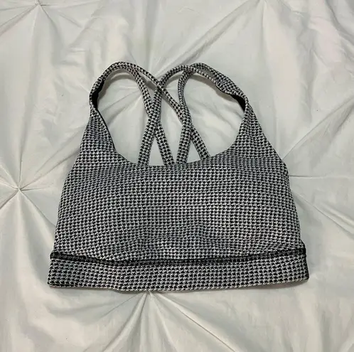 Lululemon checkered sports bra