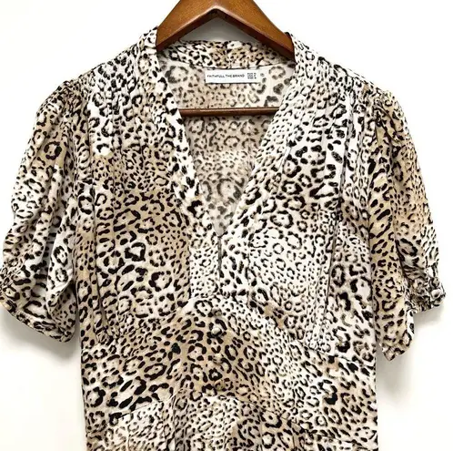 Faithfull the Brand Meadows Midi Dress in Signe Animal Print Size 6 Summer