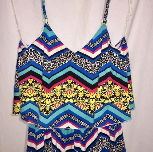 Magic Colorful Jumpsuit Sz M Gently Used