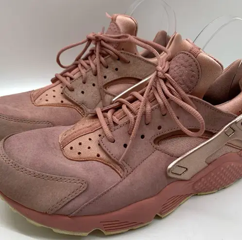 Nike  Air Huarache Pink Suede Running sneakers Size 8.5