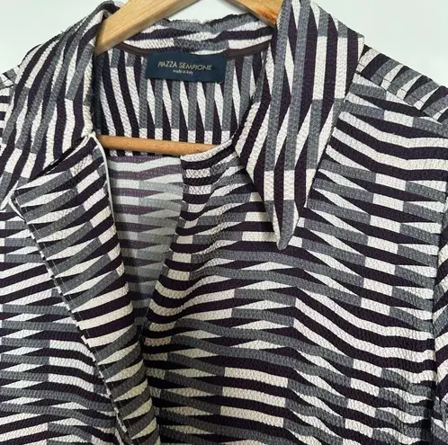 Piazza Sempione Wool Blend Long Sleeve Dress Size EU 40