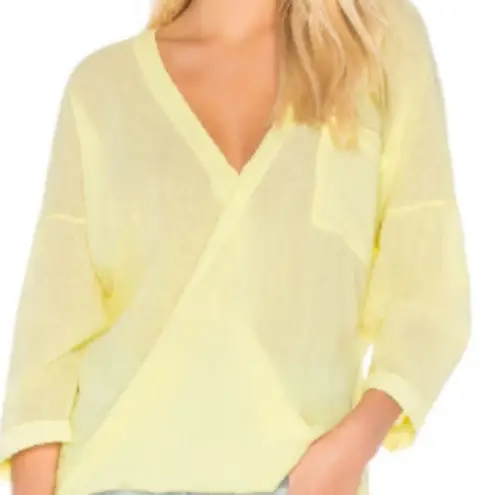 Bobi NWT - Yellow Gauze top by - Size Small