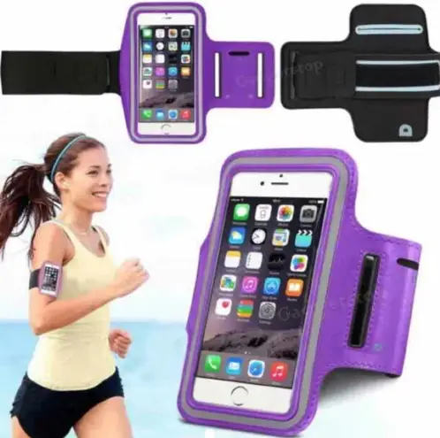 iPhone/Galaxy Sport Gym Exercise Armband Purple