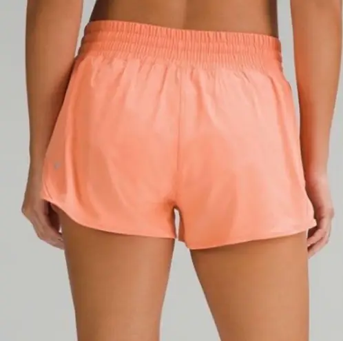 Lululemon  Hotty Hot High Rise Gym Shorts Sunny Coral 12 NWT