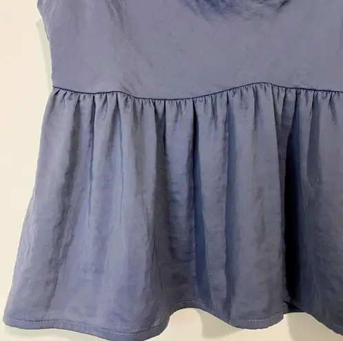 American Eagle  Outfitters Women's Blouse Tank Peplum Blue Size Small EUC