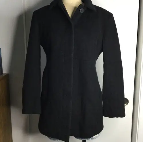 Anne Klein Black Wool Jacket