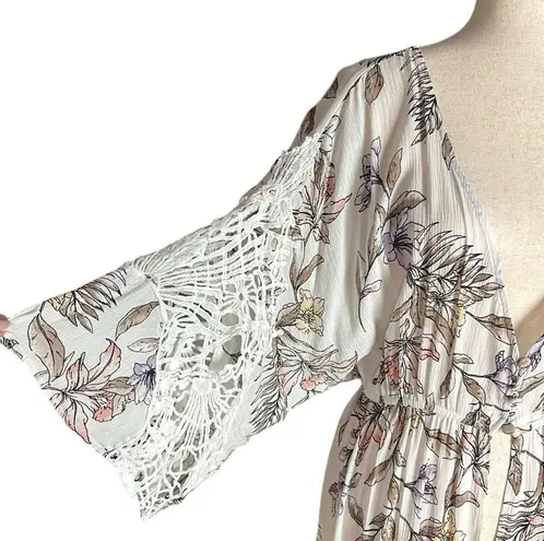 LIFE long duster with open front White