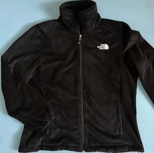 The North Face Osito Black Fleece Full Zip Up Jacket