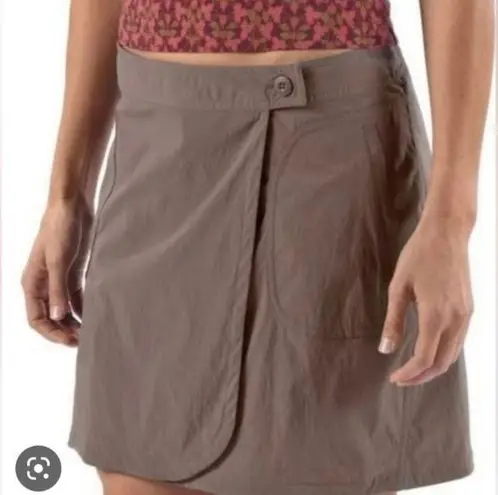 Patagonia  Brown Solimar Skirt Wrap Skort Earthenware