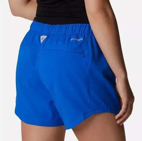 Columbia  PFG Shorts Women’s Small Blue Fishing Running Athletic Casual Gym 4”