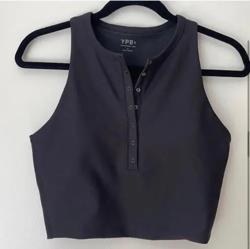 Abercrombie YPB Henley Slim Tank Small Black