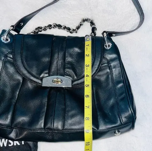 B Makowsky Leather Handbag with dust bag NWOT