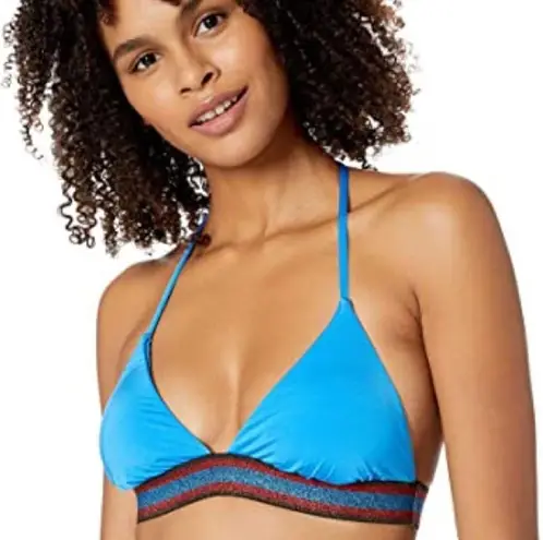 The Bikini Lab |triangle halter top glitter bikini