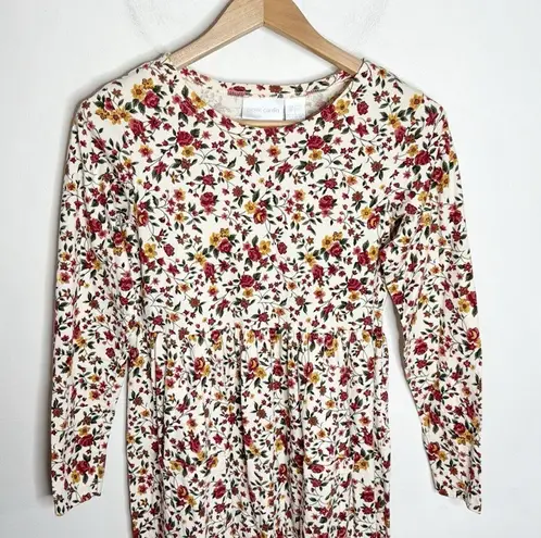 Pierre Cardin Y2K floral prairie cottagecore floral print modest home dress sz S