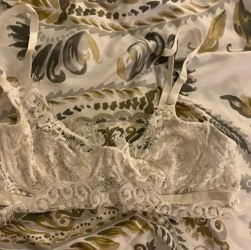 Tic Toc MD Lacey white bustier underwire bra