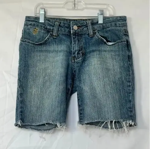 Rocawear embellished y2k Size 7 Blue Denim Shorts