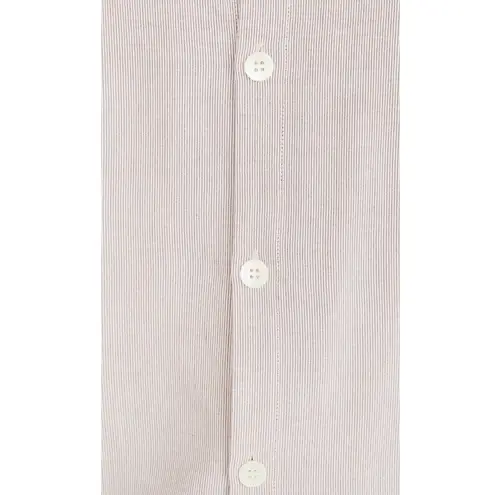 Madewell  Striped Red White Button Back Tie Shirt