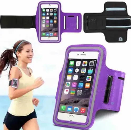 iPhone/Galaxy Sport Gym Exercise Armband Purple
