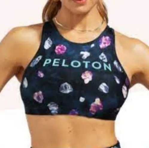 Peloton Wear It To Heart Asteroid High Neck Bra Size Small