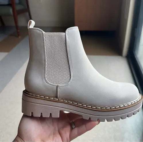 Soda Chelsea Lug Sole Ankle Bootie