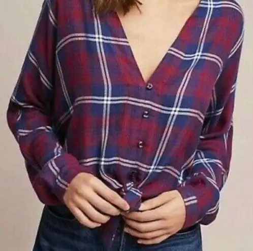 Rails  Plaid Crop Shirt