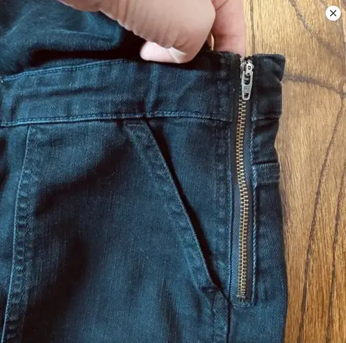 Madewell Black Denim Skinny Overalls in Washed Black Size XS