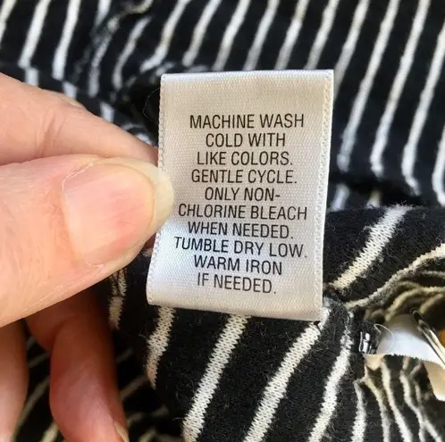 Croft & Barrow HOST PICK! Quilted Zip Jacket, Stripe Lining, Black, White, Size PL - Image 9