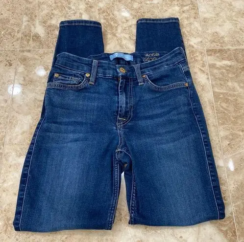 7 For All Mankind 🛍️ Skinny, Ankle, Stretch Jeans. Size 23.